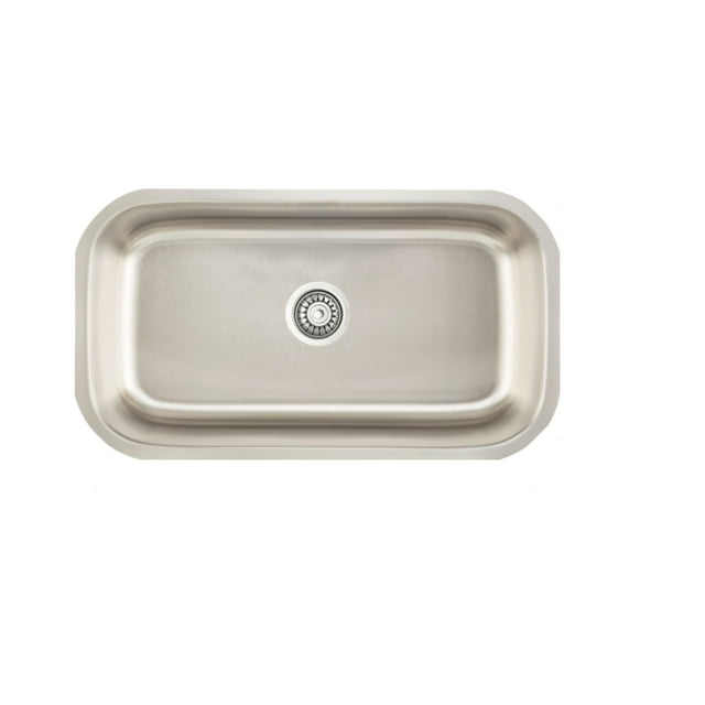 Stainless Steel undermount Kitchen Sink - 30 inch single bowl - 18 Gauge