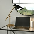 thumbnail image 6 of Henn&Hart 7" Brass Finish Metal Table Lamp, 6 of 8
