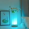 thumbnail image 3 of Lámpara de mesa con jarrón decorativo nórdico para dormitorio, creativa, sencilla, romántica, cálida luz de noche de cristal, estilo japonés, 3 of 5