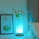 thumbnail image 3 of Lámpara de mesa con jarrón decorativo nórdico para dormitorio, creativa, sencilla, romántica, cálida luz de noche de cristal, estilo japonés, 3 of 5