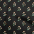 thumbnail image 1 of oneOone Cotton Cambric Black Fabric Asian Ajrakh Craft Projects Decor Fabric Printed By The Yard 42 Inch Wide, 1 of 4