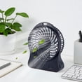 thumbnail image 3 of ICQOVD Portable Fan Usb Fast Charging Mini Fan High Airflow for Student Dorm Portable Fan for Travel Outdoor Use, 3 of 6
