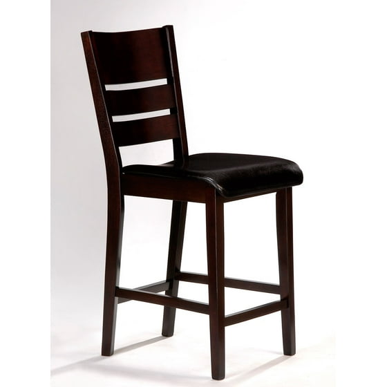 Hillsdale Furniture Whitfield Non-Swivel Counter Stool in Distressed Merlot (Set of 2)