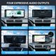 thumbnail image 4 of TECXERLLON Pantalla Carplay inalámbrica de 10,26 pulgadas para coche con cámara de salpicadero 4K y cámara de respaldo 1080P, receptores de audio portátiles para coche con Carplay y Android Auto, nave, 4 of 5