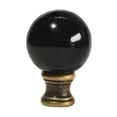 thumbnail image 5 of deevoka 3xLamp Finial Cap Knob Screw Cap Lamp Topper Knob for Bedroom Living Room Home Black Bronze, 5 of 9
