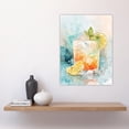 thumbnail image 4 of Artery8 Cuba Libre Cocktail Watercolour Tropical Summer Kitchen Large Wall Art Poster Print Thick Paper 18X24 Inch, 4 of 5