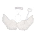 thumbnail image 1 of Ala de Ángel Cosplay disfraz de hada infantil ala para actuación festiva de cumpleaños 65cmx35cm Yuyangstore Ala del ángel, 1 of 8