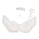thumbnail image 1 of Diadema de princesa con alas de ángel para cosplay de Halloween, fotografía y cumpleaños 80cmx40cm, 1 of 9
