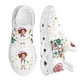 thumbnail image 1 of Zapatos de enfermera para mujer, blancos, con dibujos animados, cómodos, transpirables, con plataforma, de malla tejida, 1 of 6