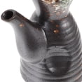 thumbnail image 3 of WHAMVOX Ceramic Soy Sauce Dispenser with Wood Detail for Home Use Dark Brown Vintage Japanese Style 7.87 Inches, 3 of 6