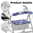 thumbnail image 5 of HELLHERO Retro Tropical Floral Rollator Walker Seat Covers Seat & Back Cover with Easy to Clean Reusable Protective Cover for Senior, 5 of 7