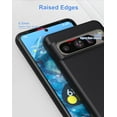 thumbnail image 4 of Case for Google Pixel 8 Pro, Thin Phone Case with Soft Interior Slim Flexible Back Cover for Pixel 8 Pro - Black, 4 of 13
