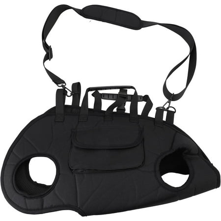 Hgudesign Dog Lift Harness  2 in 1 Portable Dog Carrier with Small Puppy Treat Bag  Dog Carry Sling for Outdoor  Traction Backpack Carrier Bag for Nail Trimming (L)