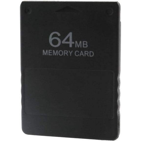 64MB High Speed Memory Card Compatible With PS2 Games Black For PlayStation 2