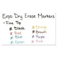 thumbnail image 4 of Low-Odor Dry-Erase Marker, Fine Bullet Tip, Assorted Colors, 8/set | Bundle of 2 Sets, 4 of 5