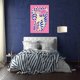 thumbnail image 2 of Cuadro Decorativo Impreso 20x30cm Gato Azul, 2 of 6