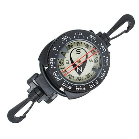 Dive Computer Compass - Scuba Choice Diving Dive Compass with Retractor stretched to 31.5