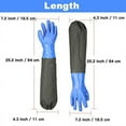 thumbnail image 2 of New Arrivals Rubber Gloves,Long Waterproof Gloves and Heavy Duty, 2 of 7