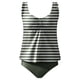 thumbnail image 4 of TaTaai Women's Casual Two Piece Tankini Swimsuit Printed Tie Knot High Waisted Wide Strap Soft Comfortable Stretchy Swimwear for Beach Pool and Outdoor Activities Gift, 4 of 4