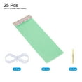 thumbnail image 3 of Uxcell 25Pcs Light Green Tassel Garland Banner w Rope for Wedding Birthday Party Decoration, 3 of 6