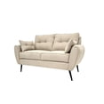 thumbnail image 1 of Love Seat Kessa Muebles Chris Beige, 1 of 6