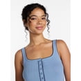 thumbnail image 5 of Joyspun Women's Pointelle Tank Top and Shorts Pajama Set, 2-Piece, Sizes XS-3X, 5 of 6