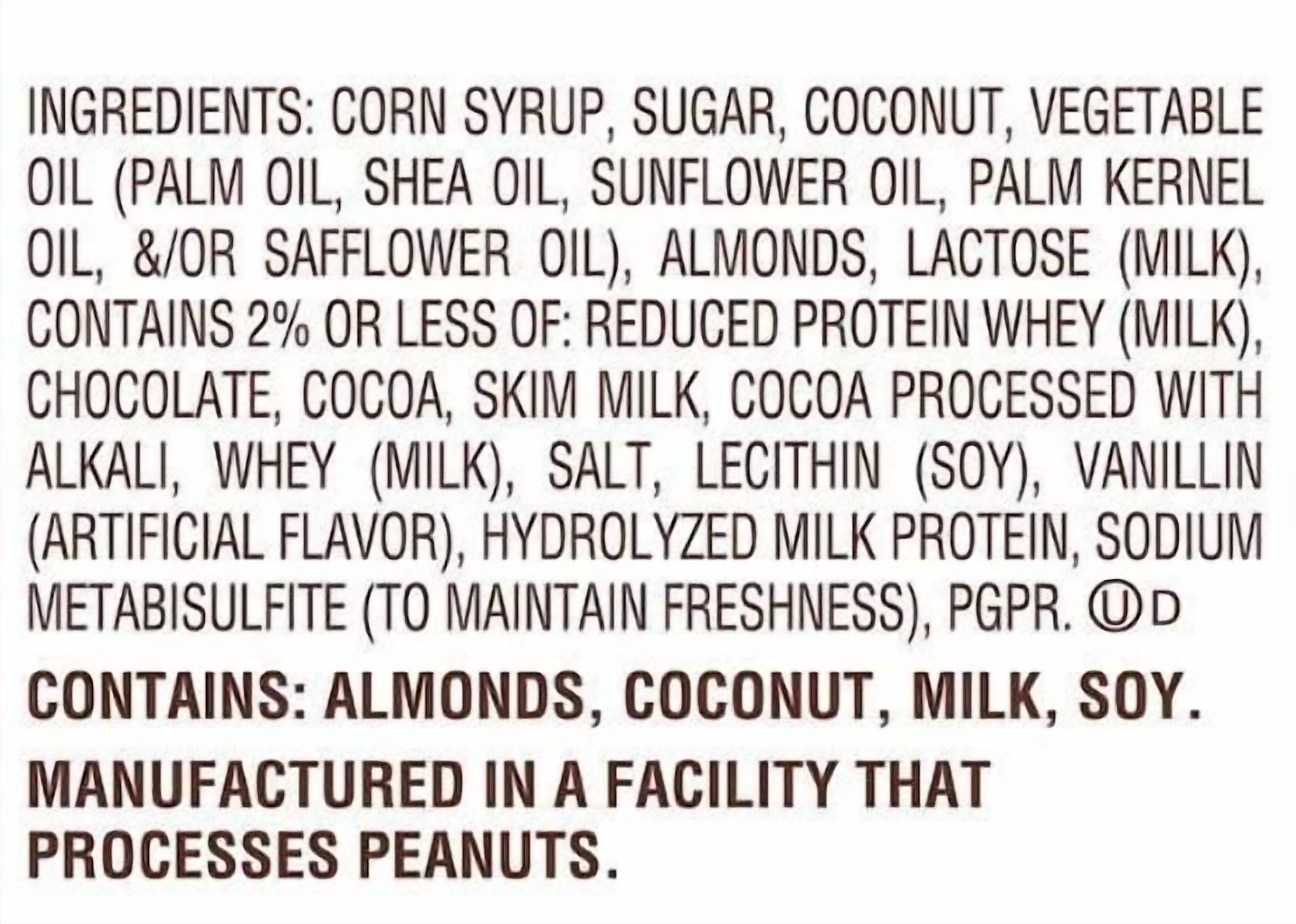 6 Pack of Almond Joy Coconut and Almond Chocolate Candy Bars | 1.61 oz