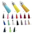 thumbnail image 2 of 28 Pieces Keychain Charms Creative Delicate Keyring Pendant Tassels Simple Handbag Decor Tassel Craft Decoration DIY Accessory Royalblue, 2 of 9