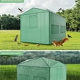 thumbnail image 5 of Riedhoff Portable Walk-in Greenhouse 12' x 8', Pop-up , Zippered Doors & Windows, Green, 5 of 7