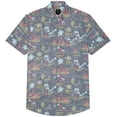 thumbnail image 5 of Visive Mens Hawaiian Shirt For Men Short Sleeve Button Up Tropical Summer Shirts, 5 of 7