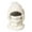 E_White, variant on Women's 3-in-1 Winter Scarf Hat Set with Polyester Cotton Knit for Outdoor Wind Protection and Extreme Cold Weather Warmth White
