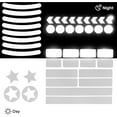 thumbnail image 2 of Reflective Stickers, 42 Reflective Self-Adhesive Stickers, 2 of 5