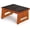 Walnut, variant on One Step Stool for Adults Seniors with Non-Slip Rubber Step Surface, 6.9" Heavy Duty Wood Stepping Stool with450 LB Capacity Bed Steps for High Beds, Bathroom, Bedroom, Kitchen & Kids Bedside Support