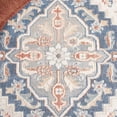 thumbnail image 5 of SAFAVIEH Blair Washable Joetta Medallion Machine Washable Area Rug, Ivory/Blue, 6'7" x 6'7" Round, 5 of 6