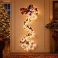 thumbnail image 2 of Christmas Magic Trail Wall Light, Snowman Hanging Decoration, Outdoor Indoor Holiday Decor for Living Room Door, 2 of 6