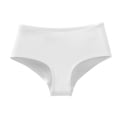 thumbnail image 1 of Swstbby Womens Briefs, Women Fashion Solid Color Boxers Low Rise Breathable Leisure Briefs White XL, 1 of 2