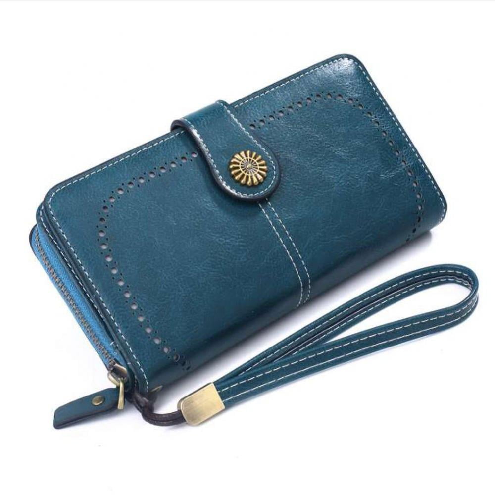Kozart Women's Large Capacity RFID Blocking Genuine Leather Wallets