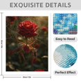thumbnail image 3 of Diamond Art Kit for Adults, Rose Spider Web Sparkle Aura Diamond Painting for Adults Beginners, DIY Diamond Art Painting Kits, 5D Diamond Painting Crafts for Home Decor 12x16 Frameless, 3 of 7