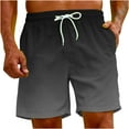 thumbnail image 6 of Srogem Men's Shorts Casual Elastic Waist Drawstring Summer Beach Vacation Yoga Golf Shorts with Pockets, 6 of 9