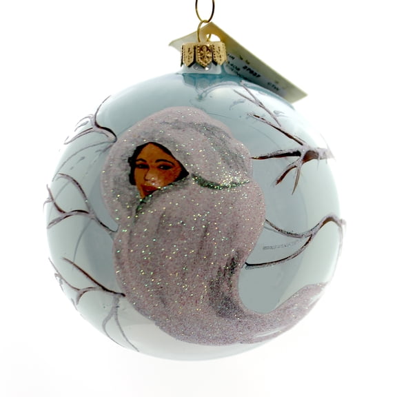 Christina's World Ice Princess Glass Ornament Snow Birds Tra408