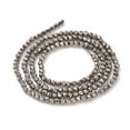 thumbnail image 4 of 20strands Electroplate Glass Beads Strands Full Plated Faceted Round Platinum Plated 2mm Hole: 0.7mm about 160~178pcs/strand 34.5~36cm, 4 of 5