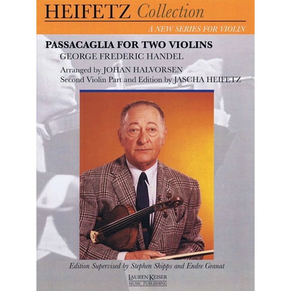 Passacaglia for Two Violins: For Violin and Piano Critical Urtext Edition Heifetz Collection, (Paperback)