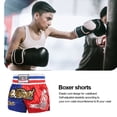 thumbnail image 1 of Pantalones cortos de boxeo, bañadores de entrenamiento de boxeo transpirables, equipo deportivo elástico duradero Sywqhk Para Estrenar, 1 of 3