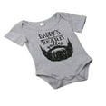 thumbnail image 4 of Combinaison à Manches Courtes Imprimé Barbe Bébé Triangle Entrejambe MHXX, 4 of 5