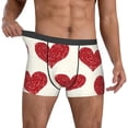 thumbnail image 2 of Kdxio Men's Boxer Briefs with Love Print - Comfortable and Breathable Underwear for Everyday Wear, 2 of 7