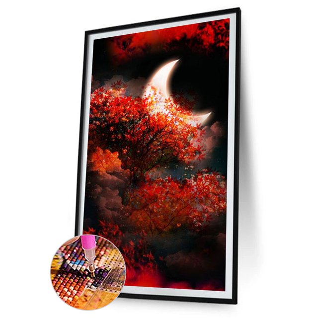 Cuadros Decorativos pintura de diamantes Tmvgtek embutido en tela