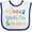White and Royal, variant on Inktastic My Nana Thinks Im Awesome Grandkid Boys or Girls Baby Bib