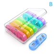 thumbnail image 2 of Caja para guardar medicamentos, organizador de medicamentos, estuche para pastillas sin BPA, envío directo y venta al por mayor, 2 of 5