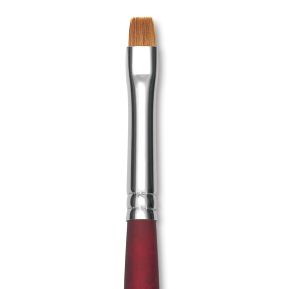 Princeton Velvetouch Series 3900 Synthetic Brush - Bright, Long Handle, Size 6