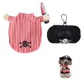thumbnail image 4 of Disfraz De Pirata Para Perros, Vestido De Poliéster Para Mascotas, Ropa Para Perros Agradable A La Piel, Disfraz De Cosplay Para Perros, Vestido De Pirata Para Fiestas, Cosplay De Halloween Advancent PT001682-03, 4 of 7